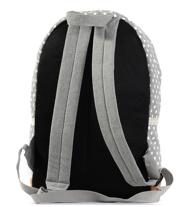 Женский рюкзак Bonjour серый с точками