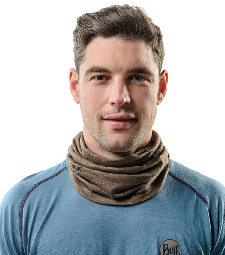 Шарф-труба Buff Wool Lightweight Merino solid black