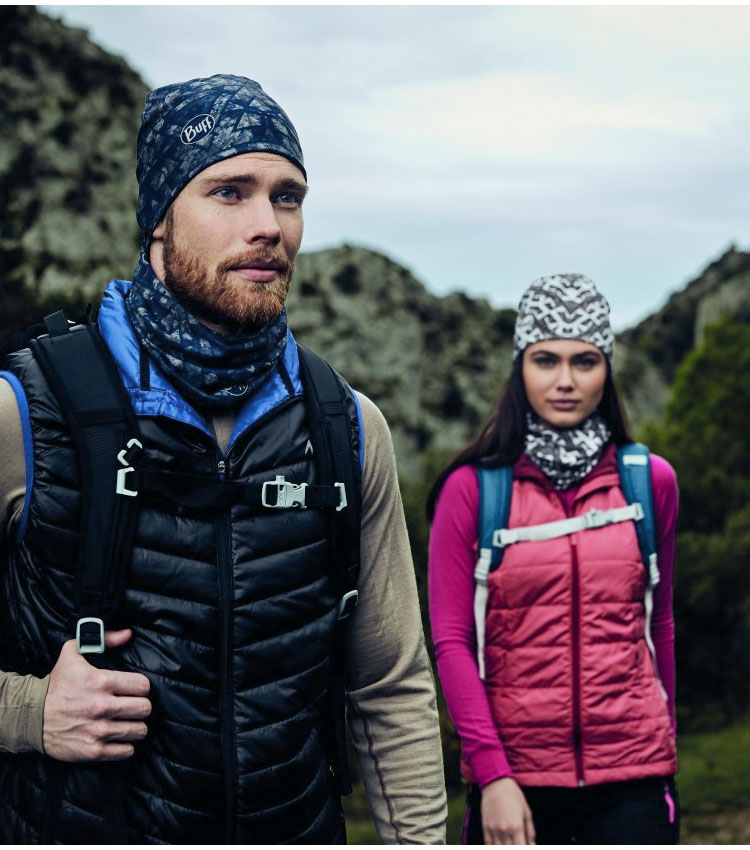 Шарф-труба Buff Wool Lightweight Merino solid black