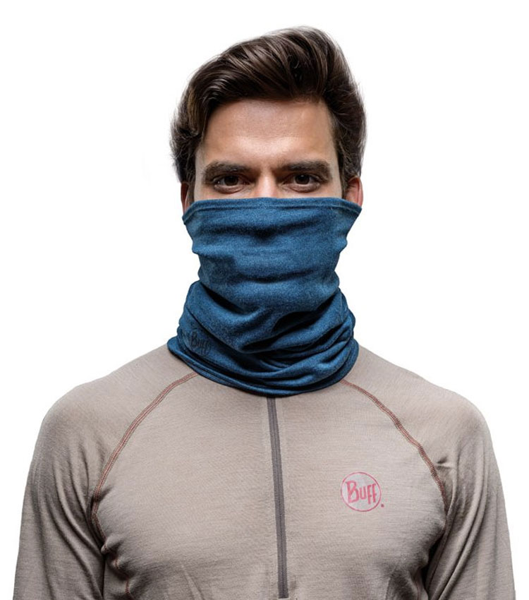 Шарф-труба Buff Wool Lightweight Merino solid black