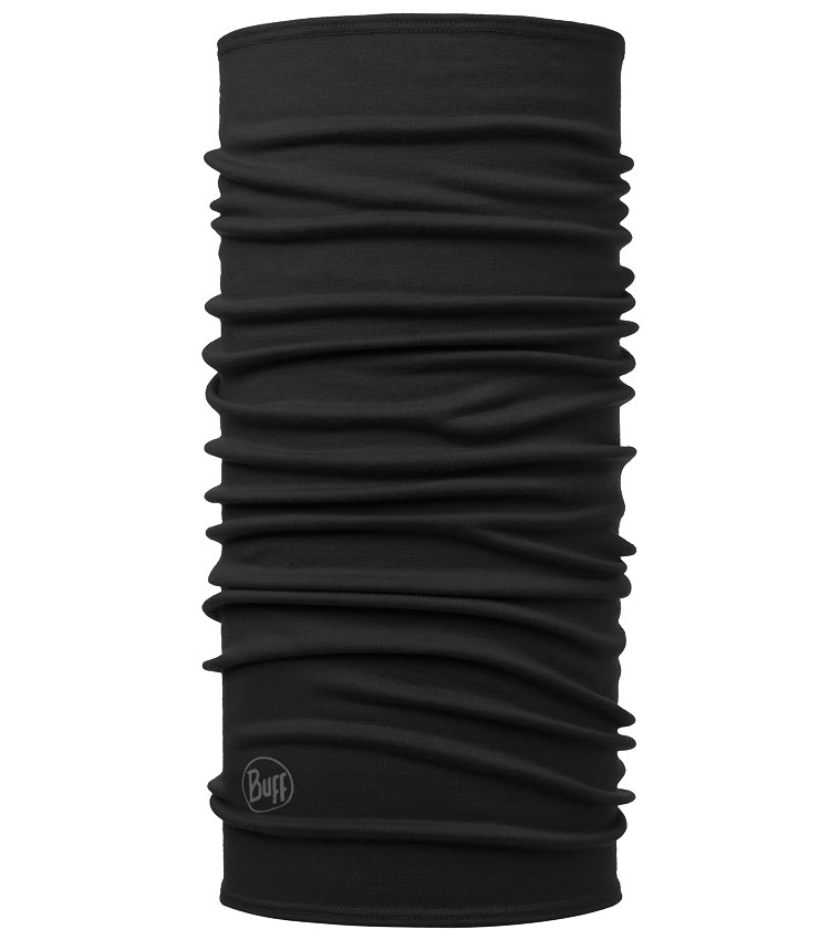 Шарф-труба Buff Wool Lightweight Merino solid black