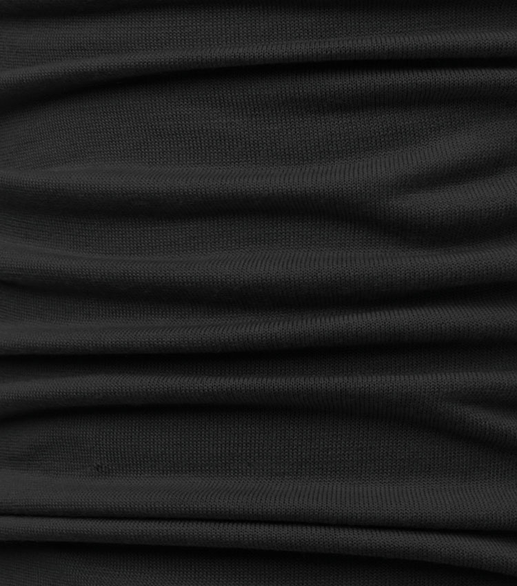 Шарф-труба Buff Wool Lightweight Merino solid black