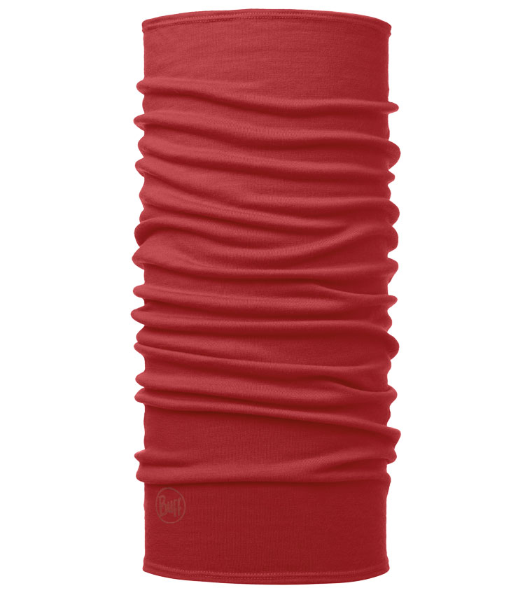 Шарф-труба Buff Wool Midweight Merino Cranberry-Red
