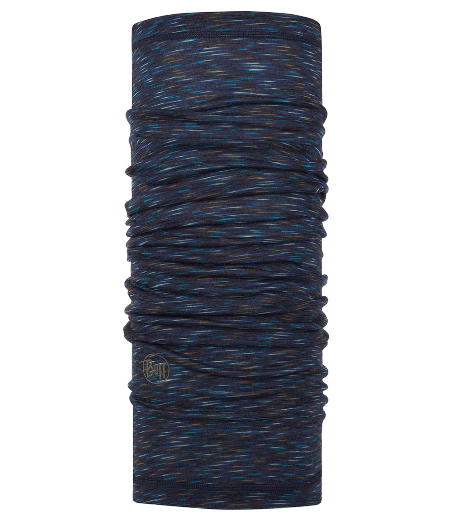 Шарф-труба Buff Wool Lightweight Merino Denim multi stripes