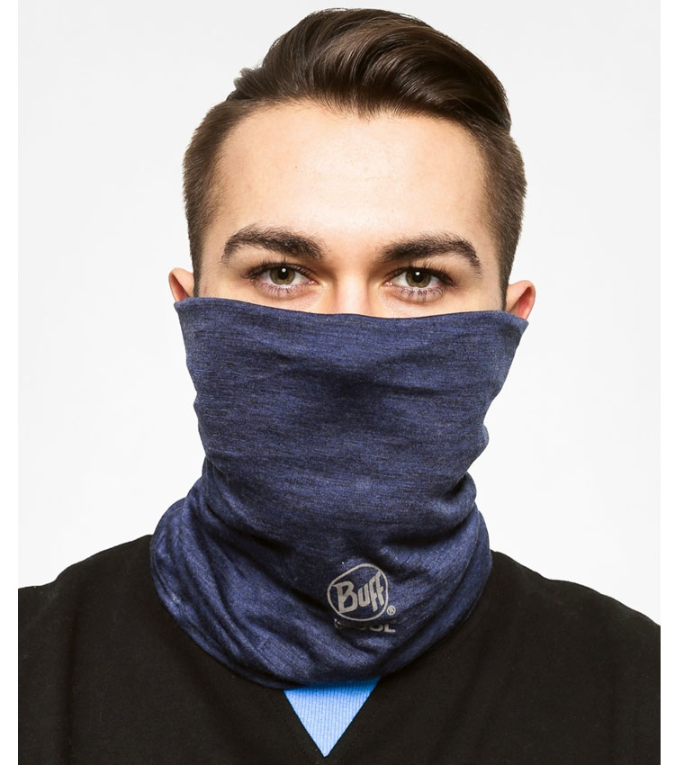 Шарф-труба Buff Wool Lightweight Merino solid black