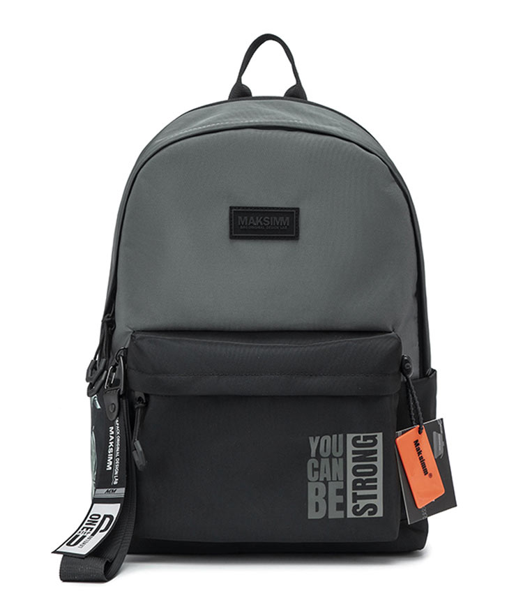 Рюкзак для мальчиков Maksimm E506 strong grey