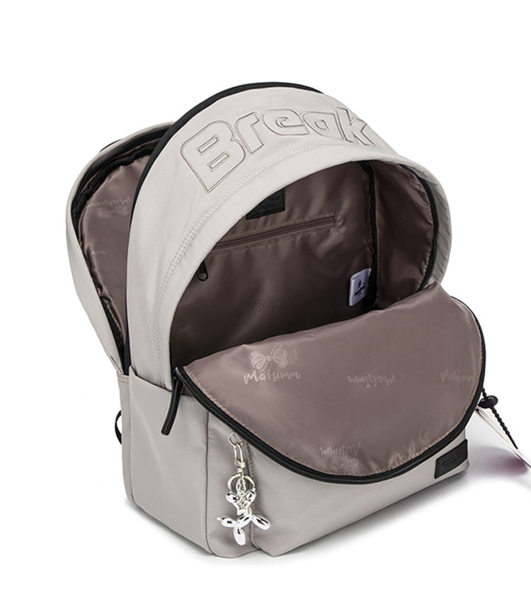 Рюкзак для девушек Maksimm K 134 light grey