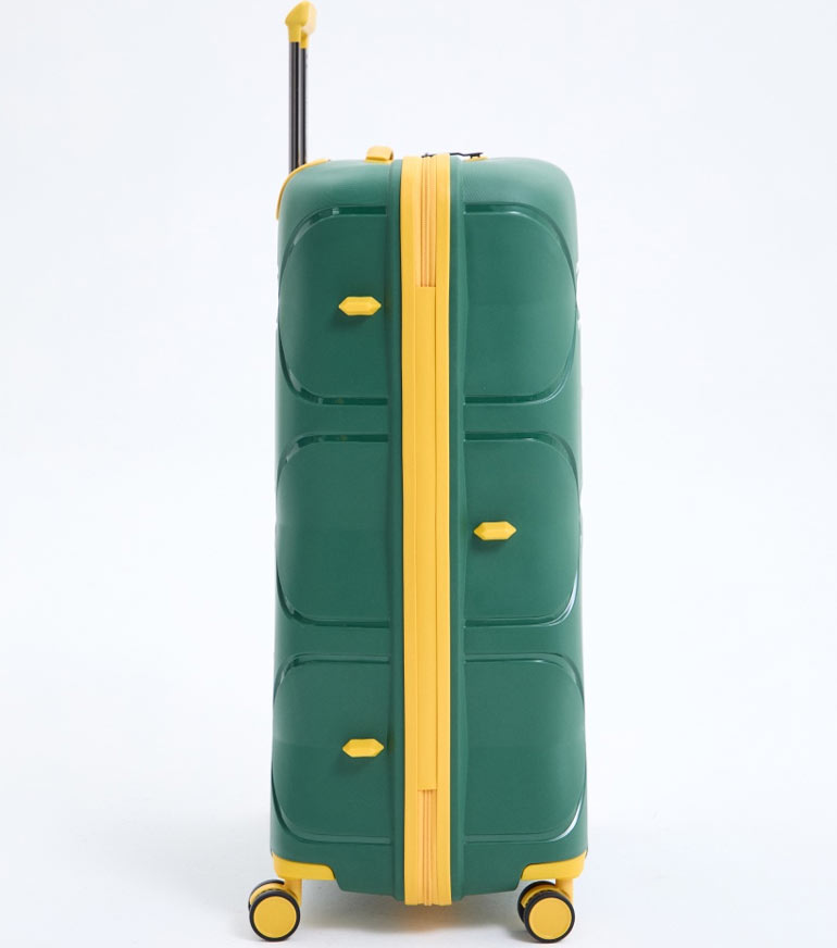 Большой чемодан L-case Miami L (77 cm) - green-yellow