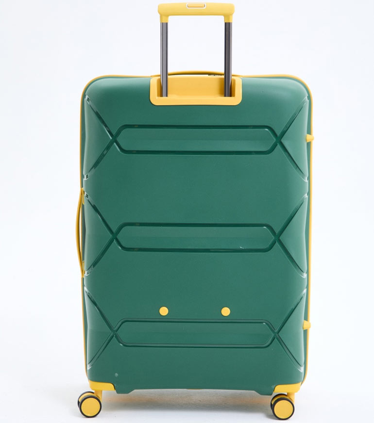 Большой чемодан L-case Miami L (77 cm) - green-yellow