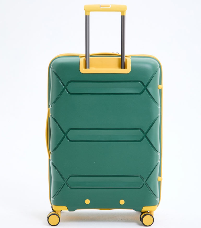Средний чемодан L’case Miami M (67 cm) - green-yellow