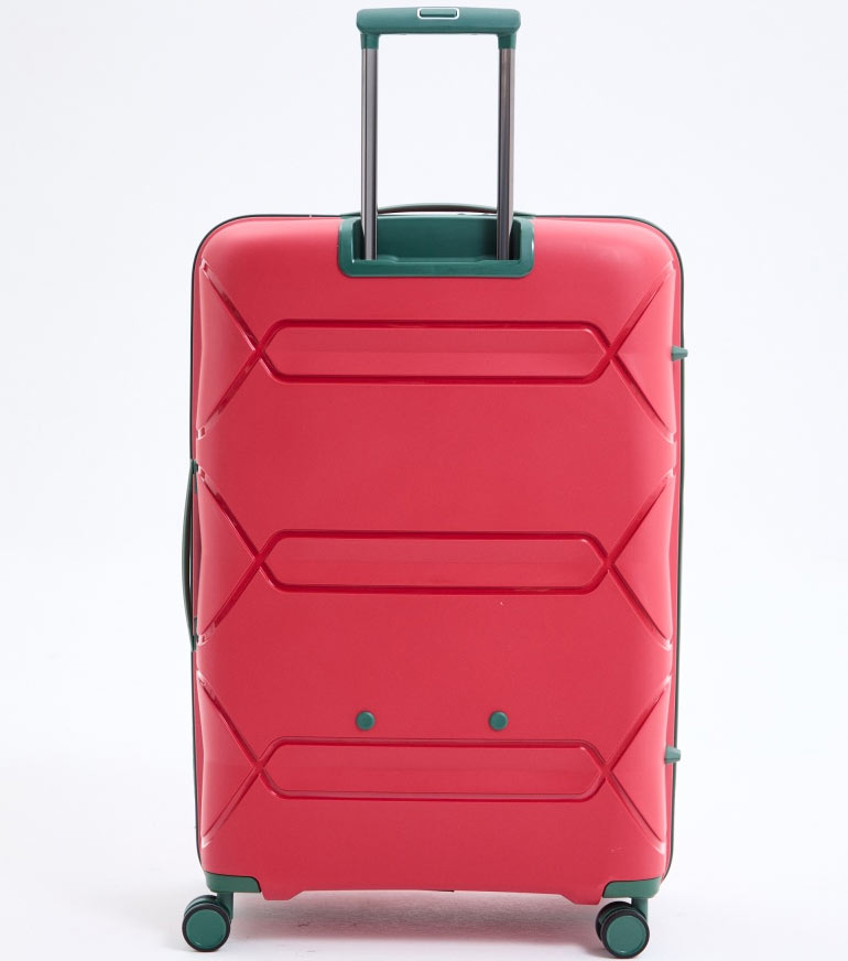 Большой чемодан L-case Miami (77 cm) - red-green