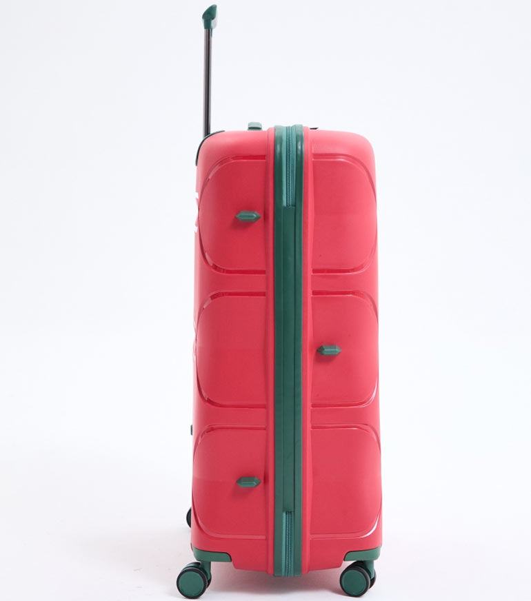Большой чемодан L-case Miami (77 cm) - red-green