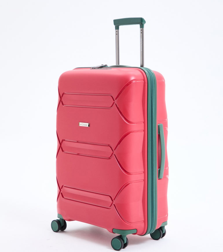 Средний чемодан L-case Miami M (67 cm) - Red-green