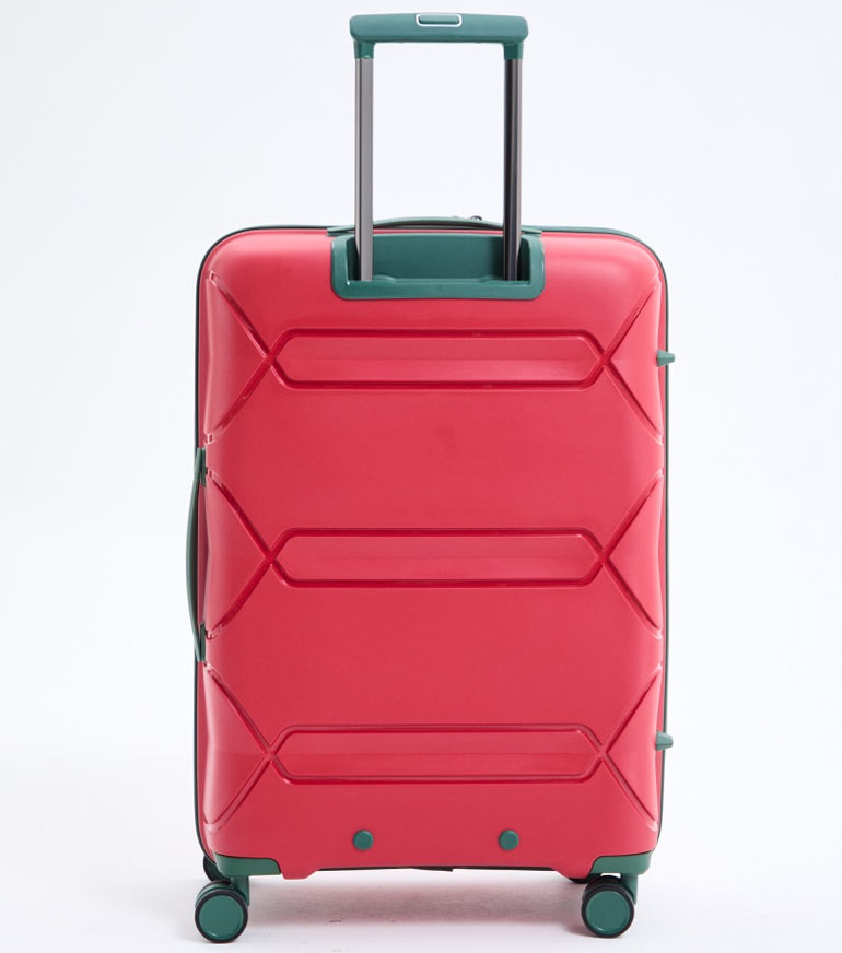 Средний чемодан L-case Miami M (67 cm) - Red-green