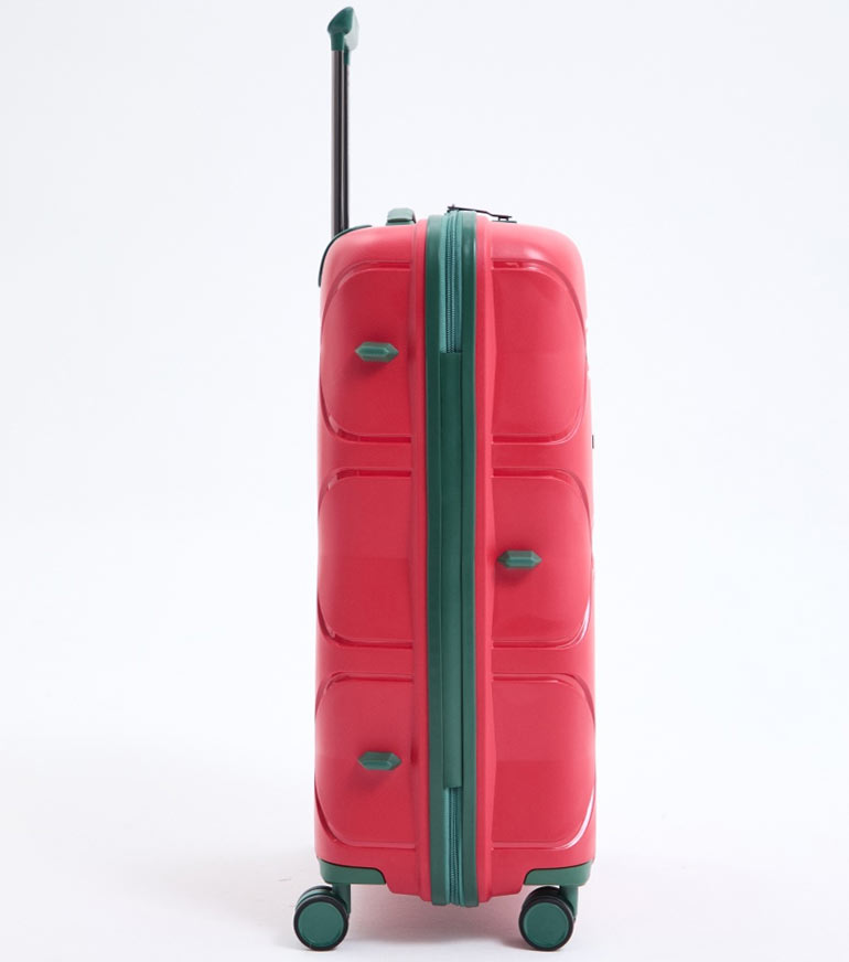Средний чемодан L-case Miami M (67 cm) - Red-green