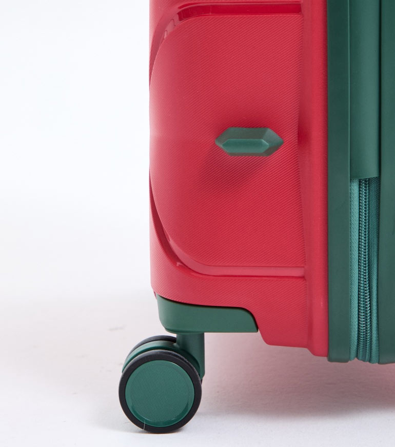 Средний чемодан L-case Miami M (67 cm) - Red-green