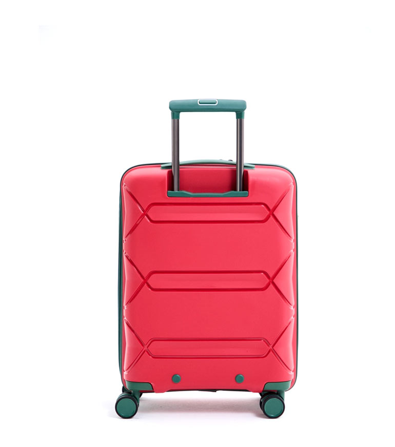 Малый чемодан L-case Miami (55 см) - red-green ~ручная кладь~