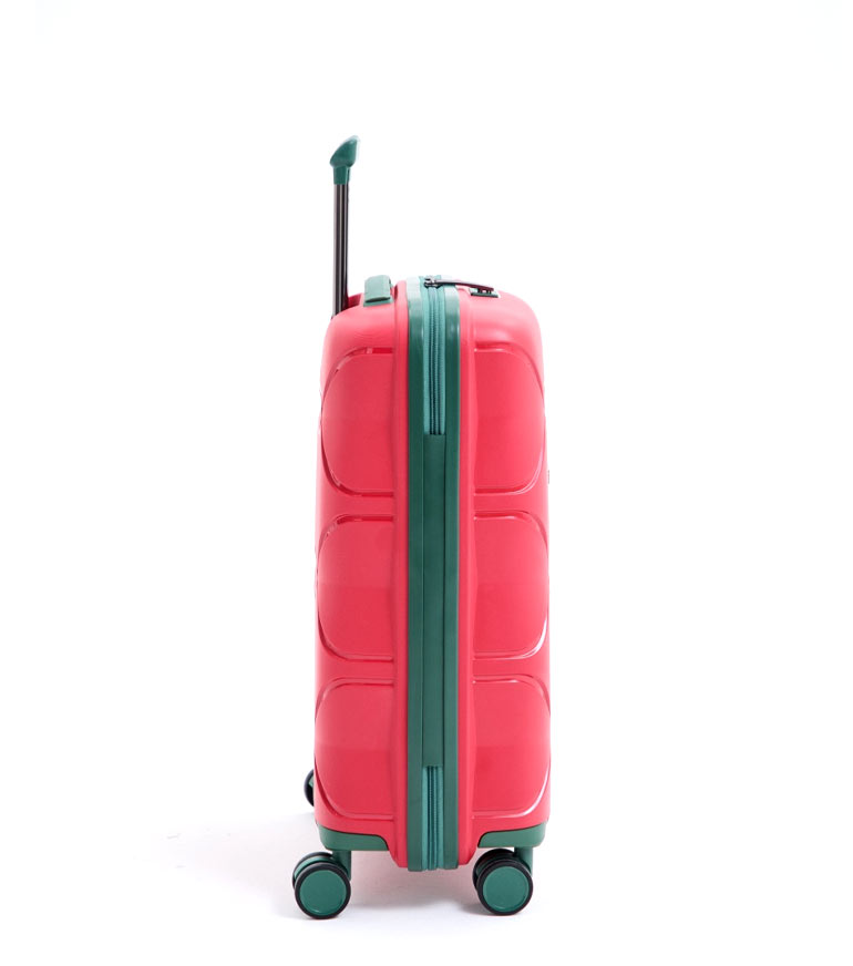 Малый чемодан L-case Miami (55 см) - red-green ~ручная кладь~