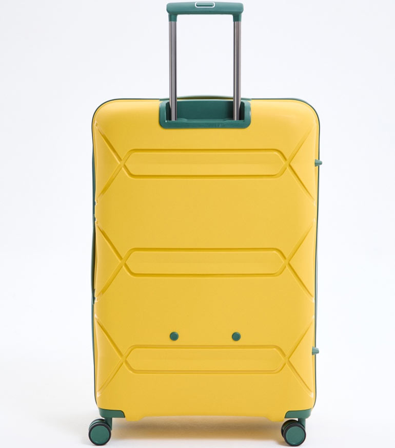 Большой чемодан L-case Miami (77 cm) - yellow-green