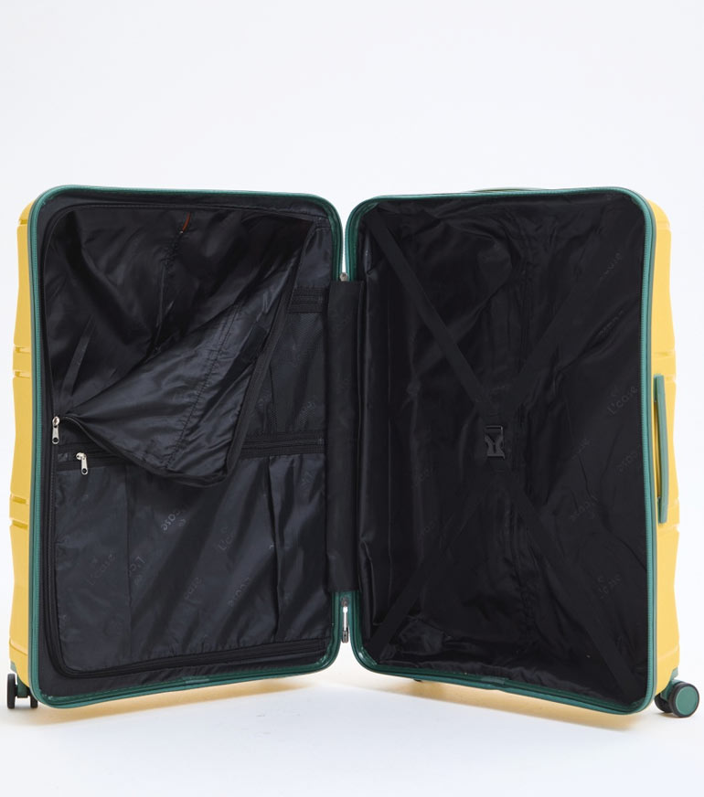 Большой чемодан L-case Miami (77 cm) - yellow-green