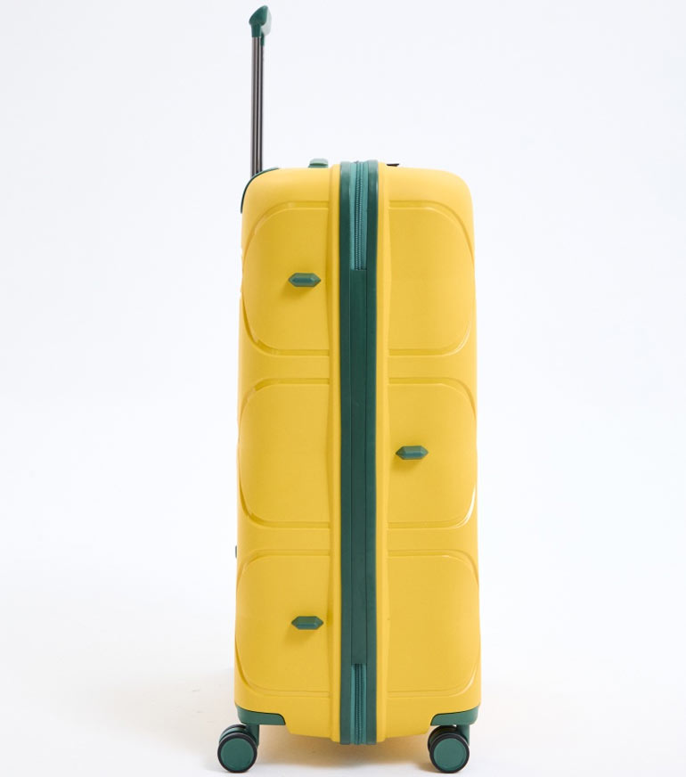 Большой чемодан L-case Miami (77 cm) - yellow-green