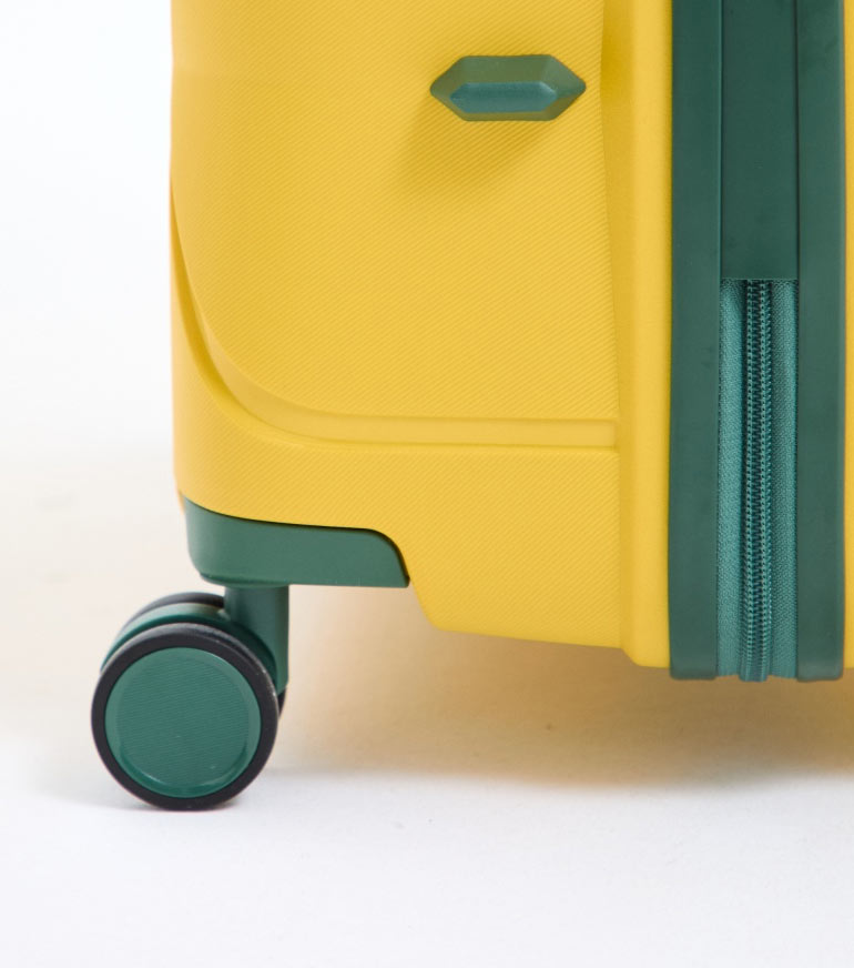 Большой чемодан L-case Miami (77 cm) - yellow-green