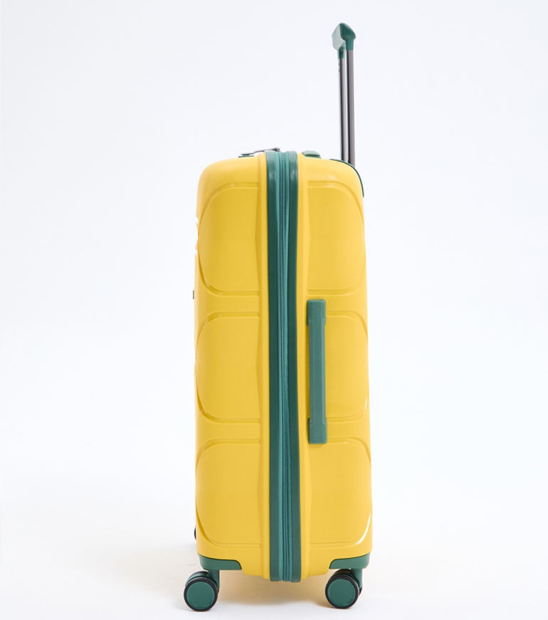 Средний чемодан L-case Miami M (67 cm) - yellow-green