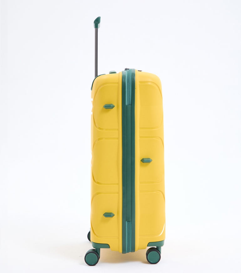 Средний чемодан L-case Miami M (67 cm) - yellow-green