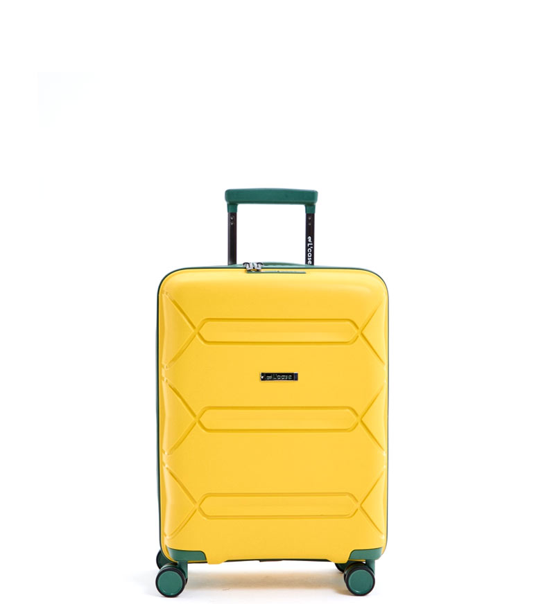 Малый чемодан L-case Miami S (55 см) - yellow-green ~ручная кладь~
