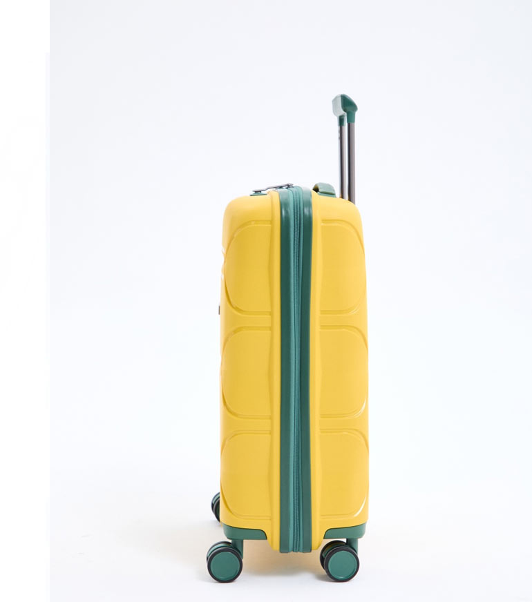 Малый чемодан L-case Miami S (55 см) - yellow-green ~ручная кладь~