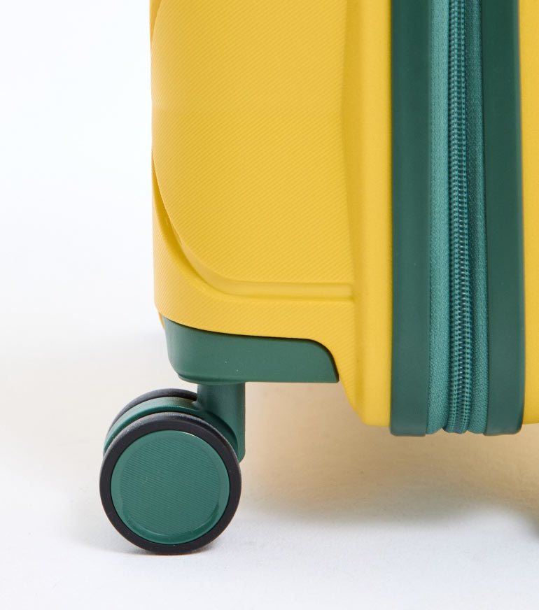 Малый чемодан L-case Miami S (55 см) - yellow-green ~ручная кладь~