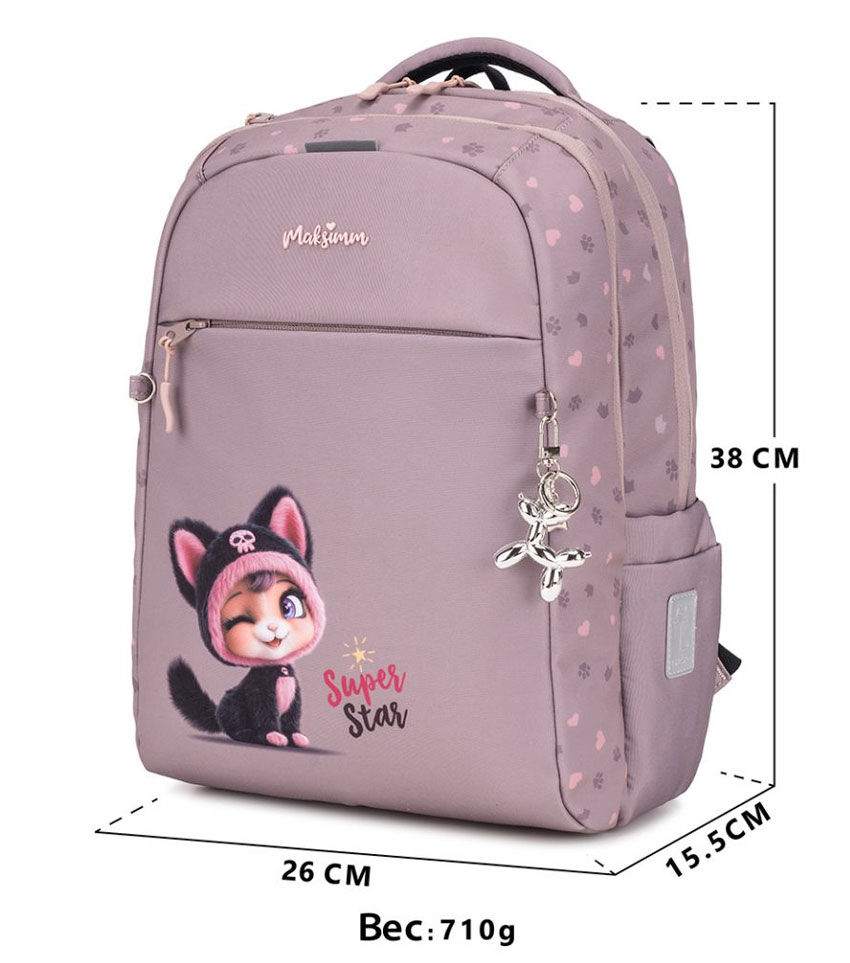 Рюкзак для девочек MM 341 Super Star