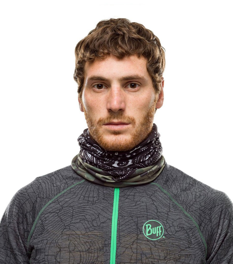 Бандана Buff Reflective R-solid Black