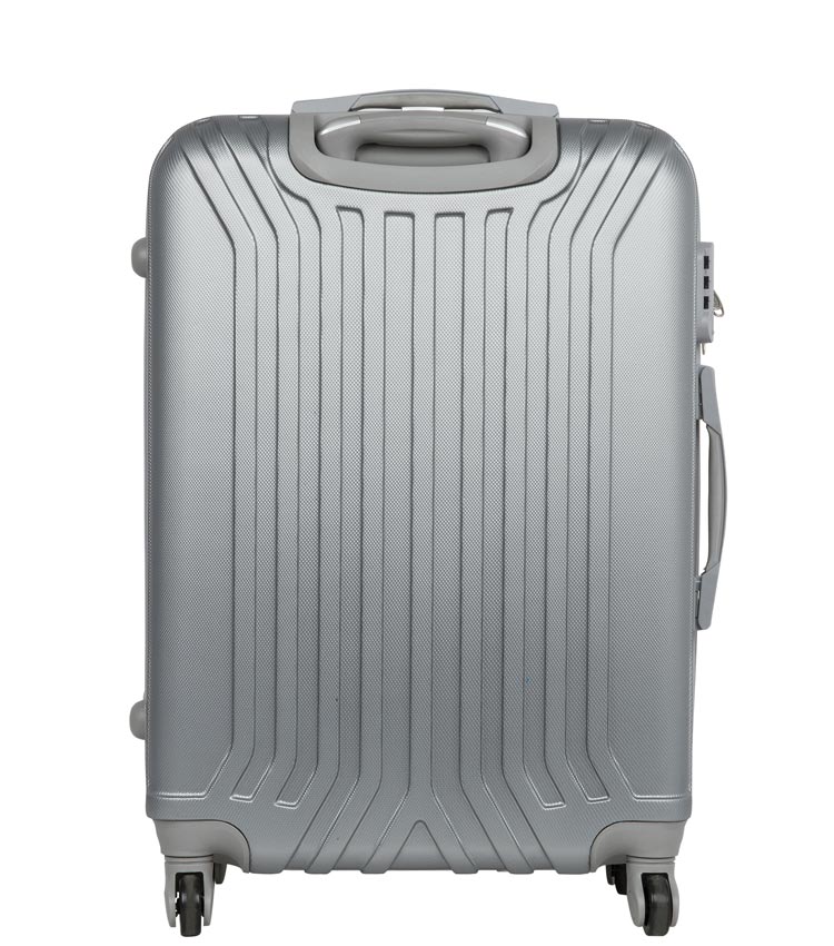 Малый чемодан-спиннер Polar 12032 grey (58 см)