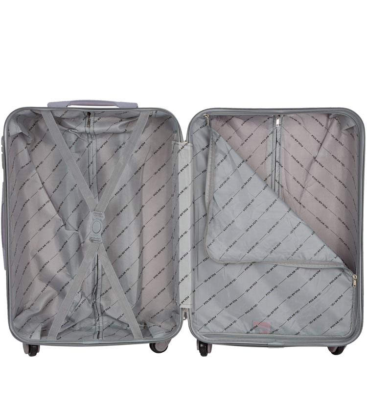 Малый чемодан-спиннер Polar 22016 pink 55 см ~ручная кладь~