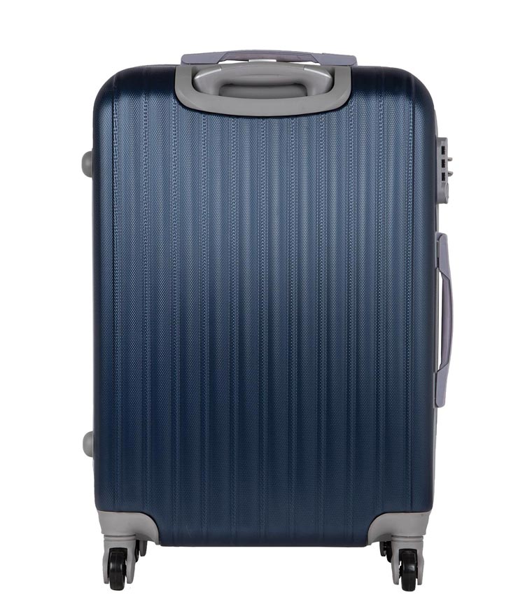 Малый чемодан-спиннер Polar 22031 dark-blue 56 см 