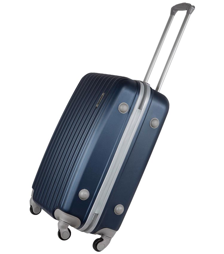 Средний чемодан-спиннер Polar 22031 dark-blue 65 см 