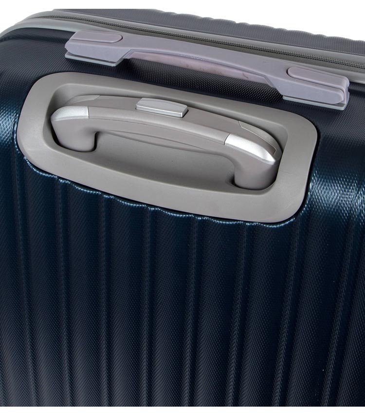 Средний чемодан-спиннер Polar 22031 dark-blue 65 см 