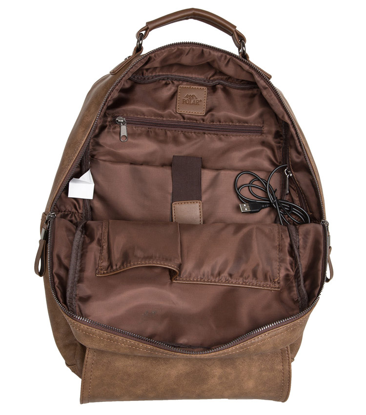 Рюкзак Polar 0272 коричневый