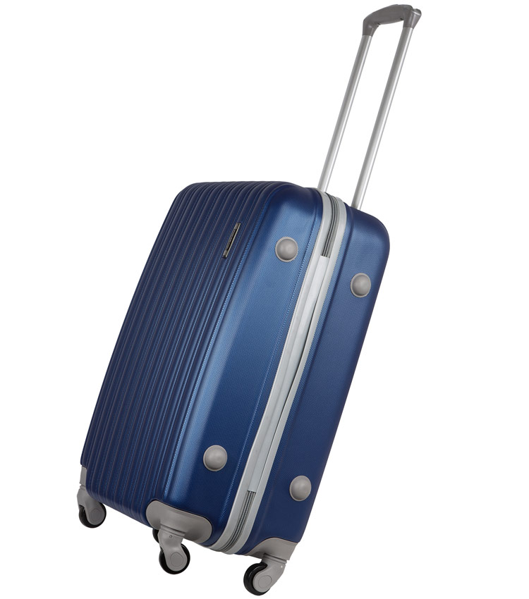Средний чемодан-спиннер Polar 12031 blue (65 см) 