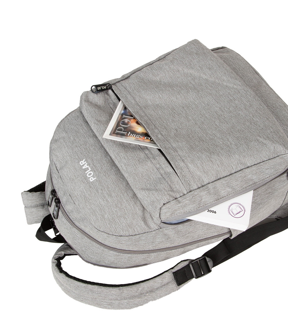 Рюкзак Polar 18220 grey