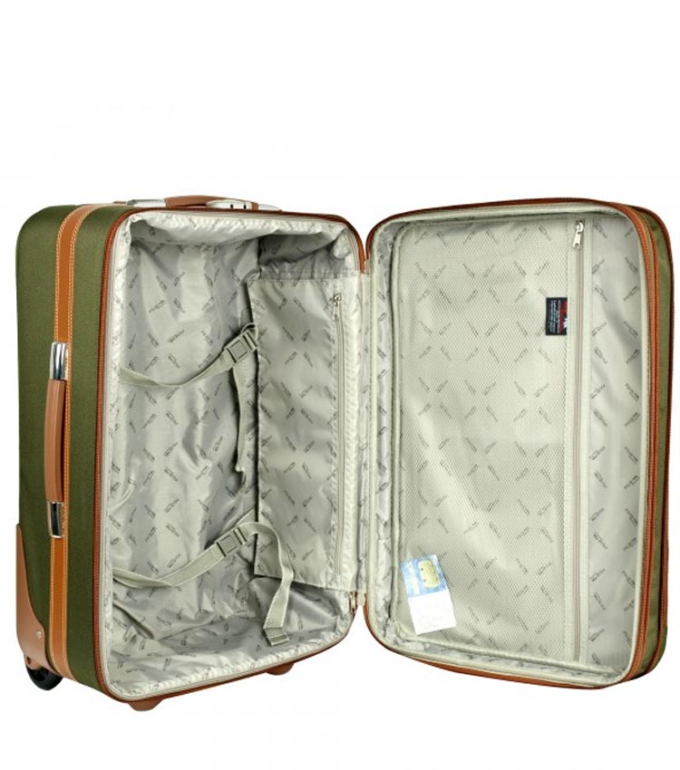 Малый чемодан Polar 8887 green (55 см)