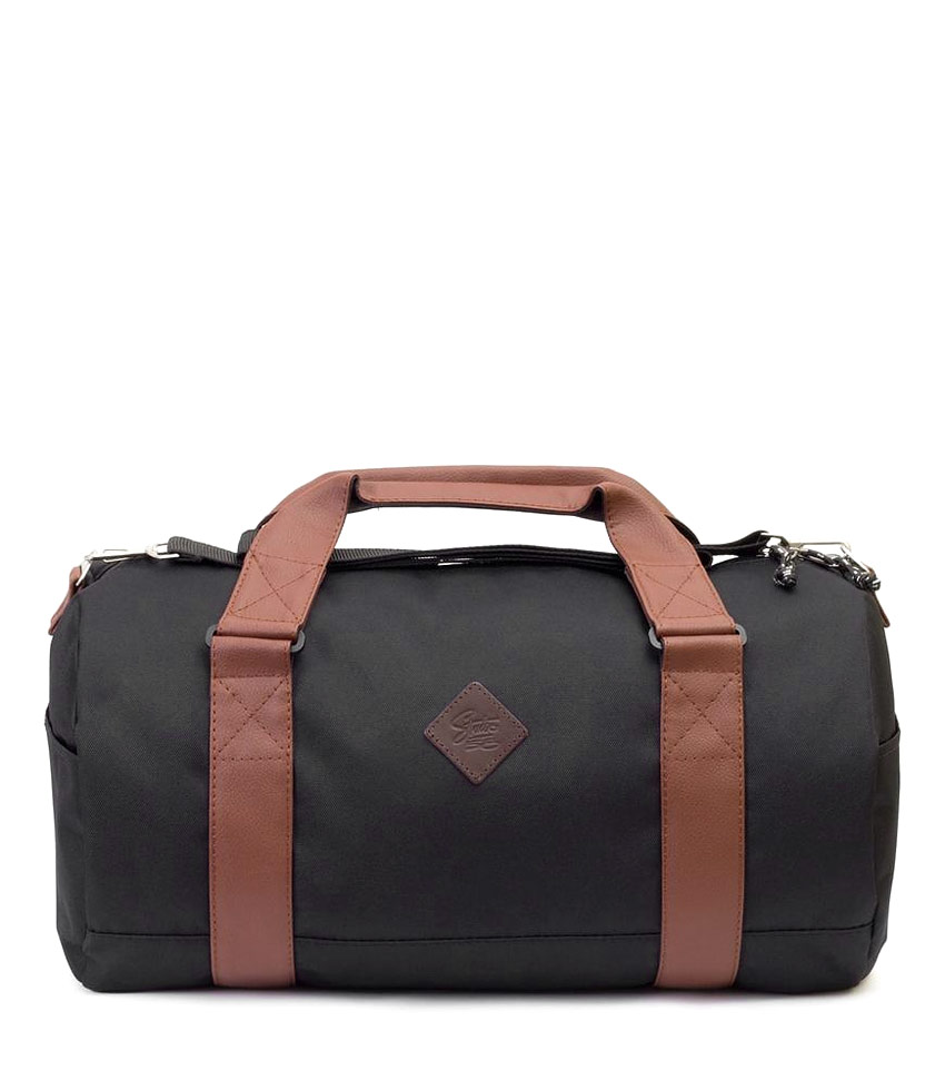 Спортивная сумка Studio58 7055 black-brown-leather
