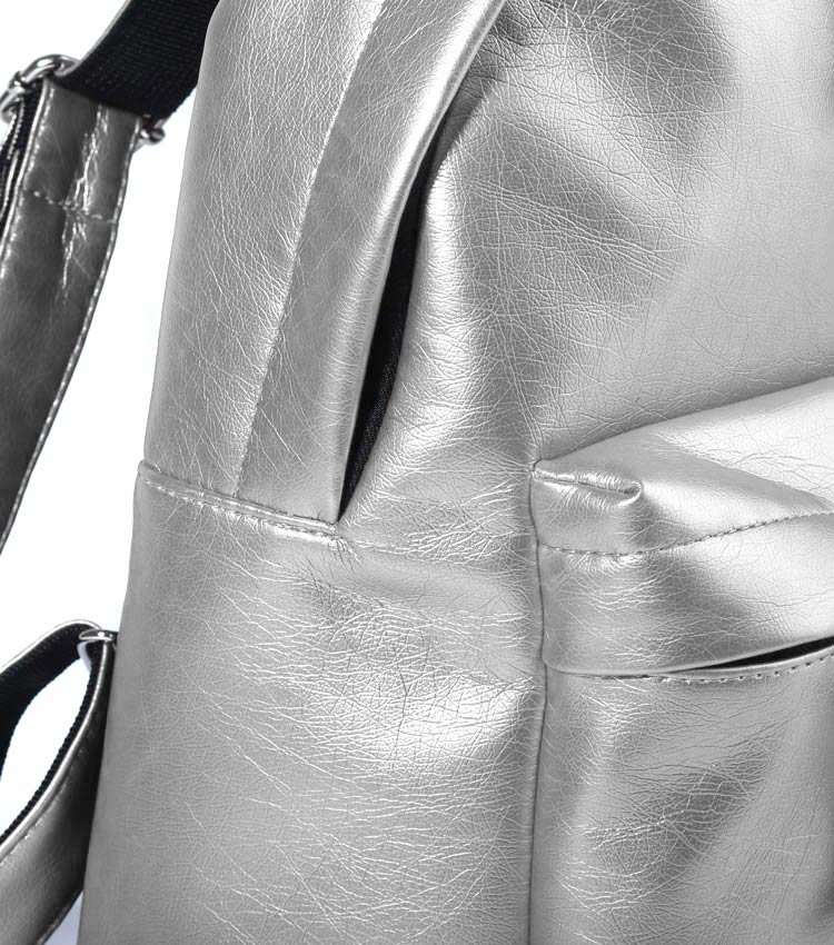Женский рюкзак Studio58 m202 silver-leather