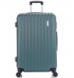 Большой чемодан спиннер L'case Krabi Dark green (72 см)