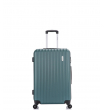 Малый чемодан спиннер L-case Krabi Dark green (50 см)