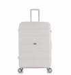 Средний чемодан спиннер L-case Singapore - Light grey (68 см)