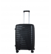 Малый чемодан Eurobags 90 black -S- (55 см) ~ручная кладь~