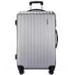 Большой чемодан спиннер L'case Krabi silver (72 см)