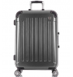 Большой чемодан спиннер L'case Milan black (78 см)